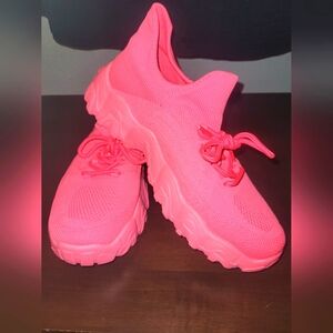 New Hot Pink Sneakers